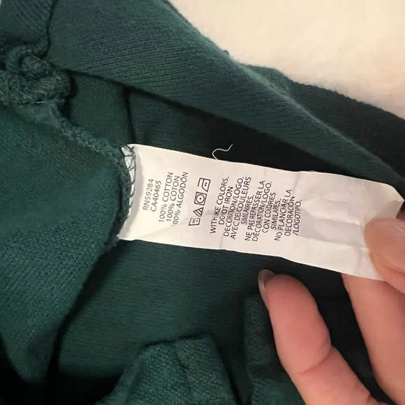 Green long sleeve polo - Picture 3 of 3